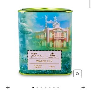 NWT DISNEY PRINCESS HOME COLLECTION 11-OUNCE SCENTED TEA TIN CANDLE | TIANA